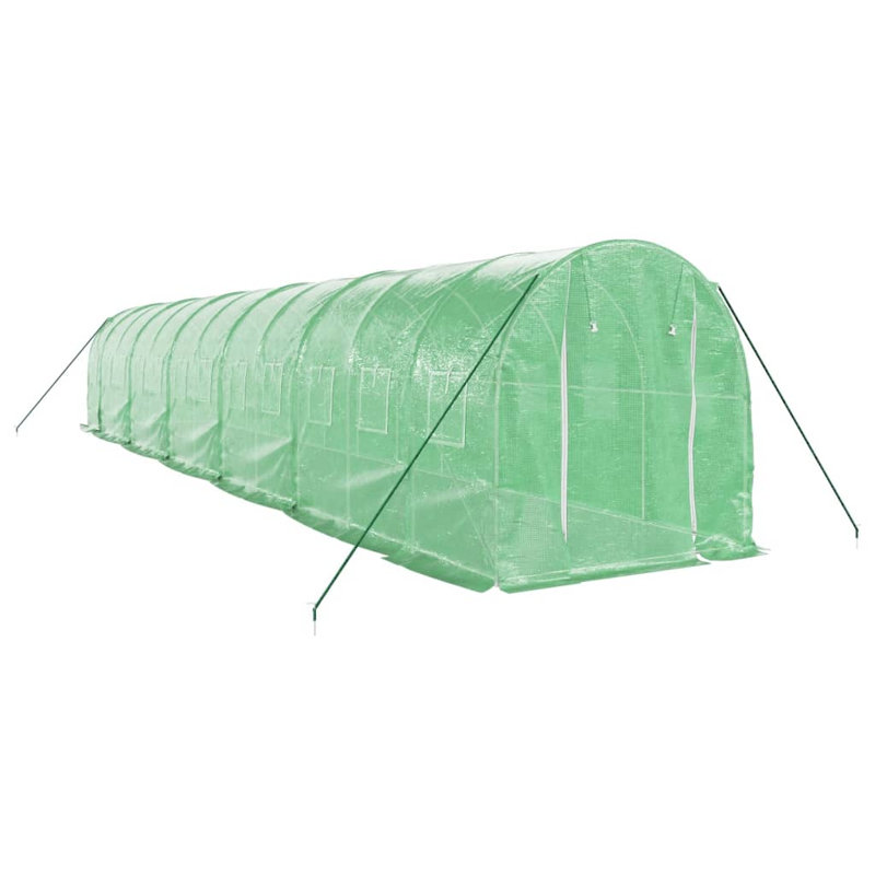 Bristyn Hobby Greenhouse, Green, 285cm H x 1200cm W x 600cm D