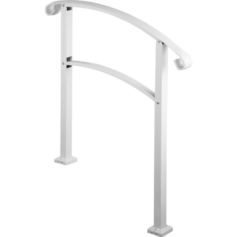 Main courante, H 41,7 po x l 25 po x P 3,8 po, Blanc