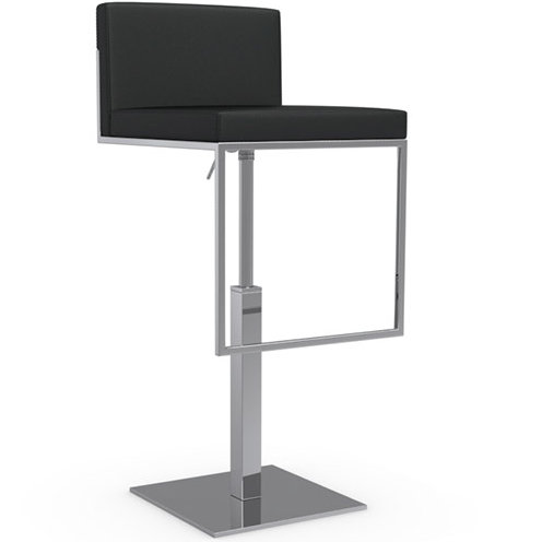 Even Plus Upholstered Adjustable Stool with Swivel Base