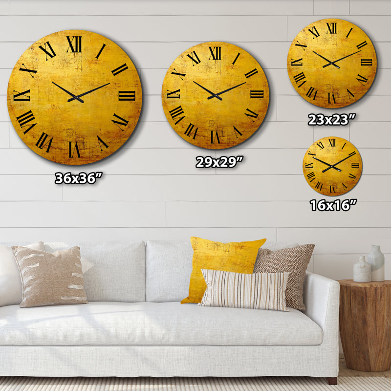Horloge murale en métal, Petit