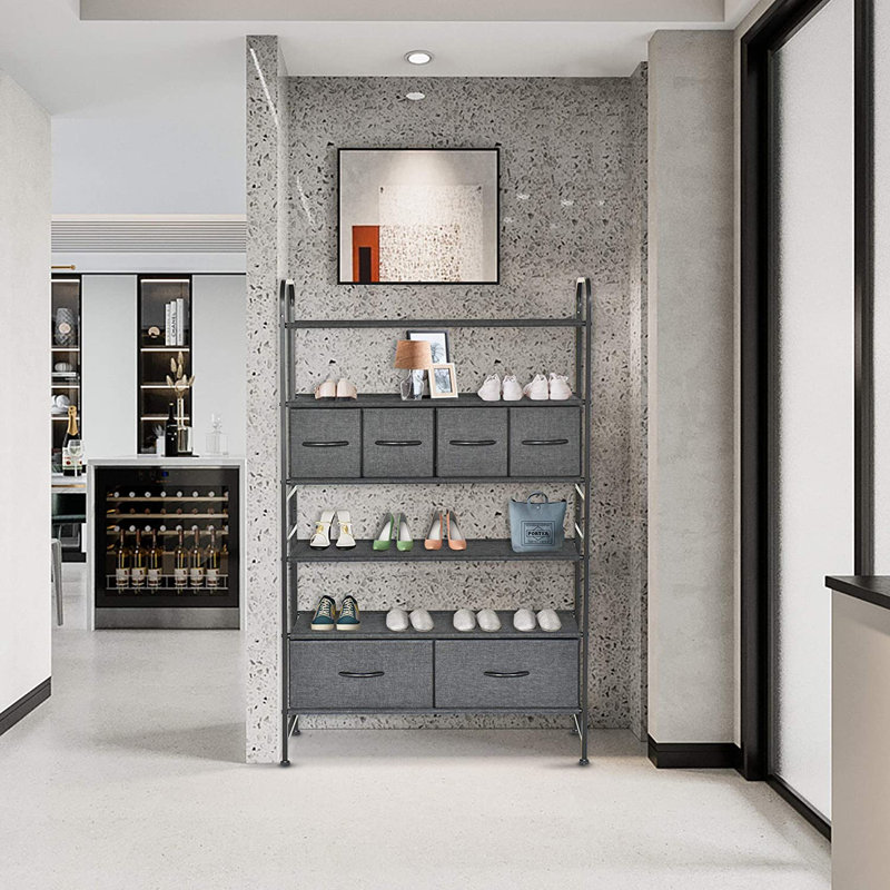 16 Pair Shoe Rack
