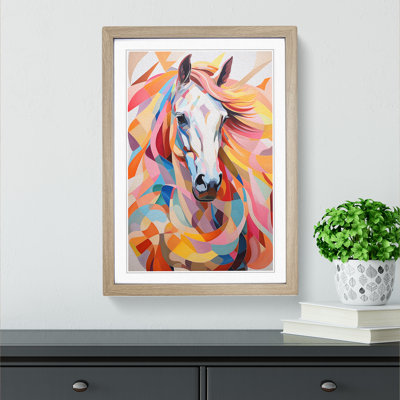 Horse Colour Field - Framed Print