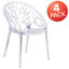 Chaise d'appoint empilable Bralynne