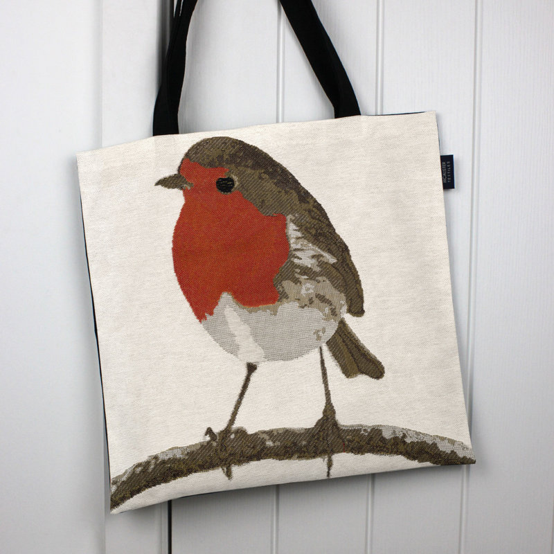 Robin Bird Picnic Tote Bag