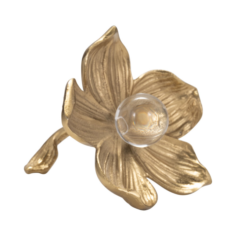 Kelula Aluminum and Acrylic Flower Sculpture
