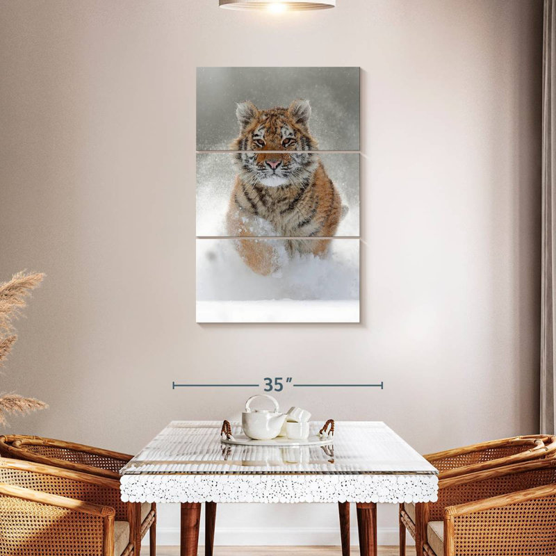 Brampt Amur Tiger, 45" H x 28" W