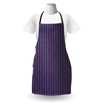 East Urban Home Asbtract Apron Unisex Bubbles Forming Wide Bands Adult Size Quartz Mauve