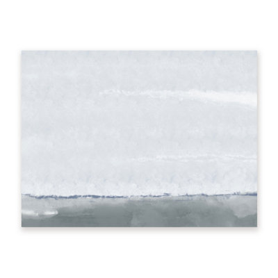 Coastal Retreat Silver Seas: Abstract Oceanscape