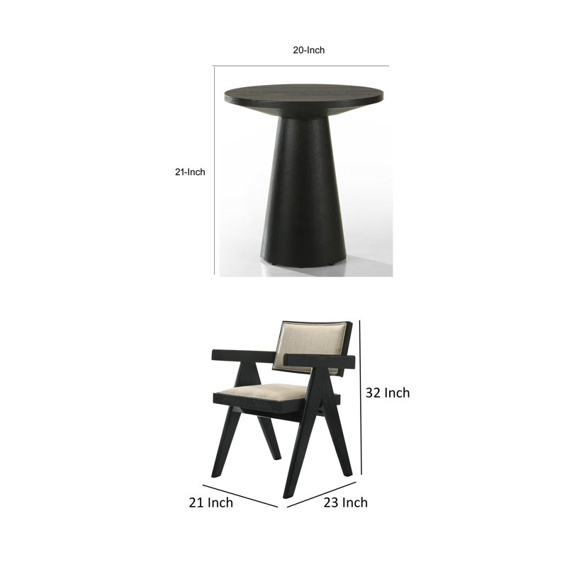 Bili 20 L x 20 W Dining Set