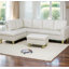 Canapé modulaire en L Vegan avec repose-pieds 3 pièces Jayzen-983349193-963363793-963363806