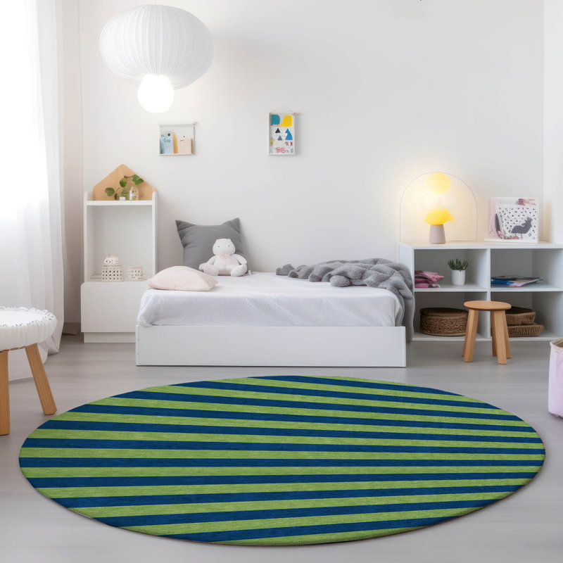 Tapis intérieur / extérieur Sneller avec envers antidérapant, Rond 8 pi