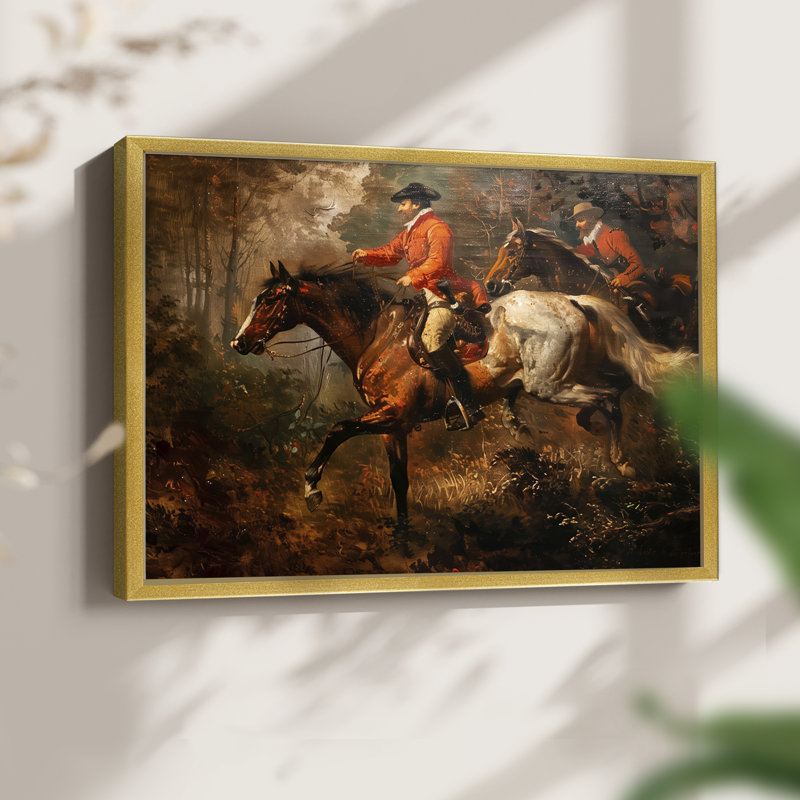 Faune - LXIV - Reproduction encadrée - Restickable, H 22 po x l 28 po, Or