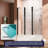  Free-folding Bathtub Tri-fold Tempered Glass Door - No Assembly Needed, Easy to Install-124845440