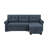 Linen Blend Sleeper Sofa with Reversible Chaise