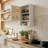 Space-Saving Bamboo Bathroom Wall Cabinet with Rattan Doors – Adjustable Shelf – Over Toilet Storage Organizer – Wall Mounted – White Upgraded-170290604