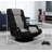 Multifunctional Lumbar Support Rocking Chair, 360° Rotating And Foldable, Black And Gray Color Scheme, Adjustable Armrests And Backrest, Suitable For Various Scenarios.-1951592844