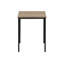 Ensemble de table, ensemble de 3 pièces, café, bout, métal noir, stratifié taupe foncé, contemporain, moderne-388037957