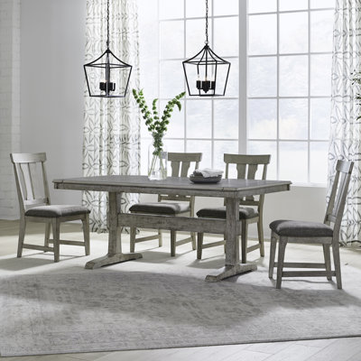 Merkle Trestle Dining Table Set