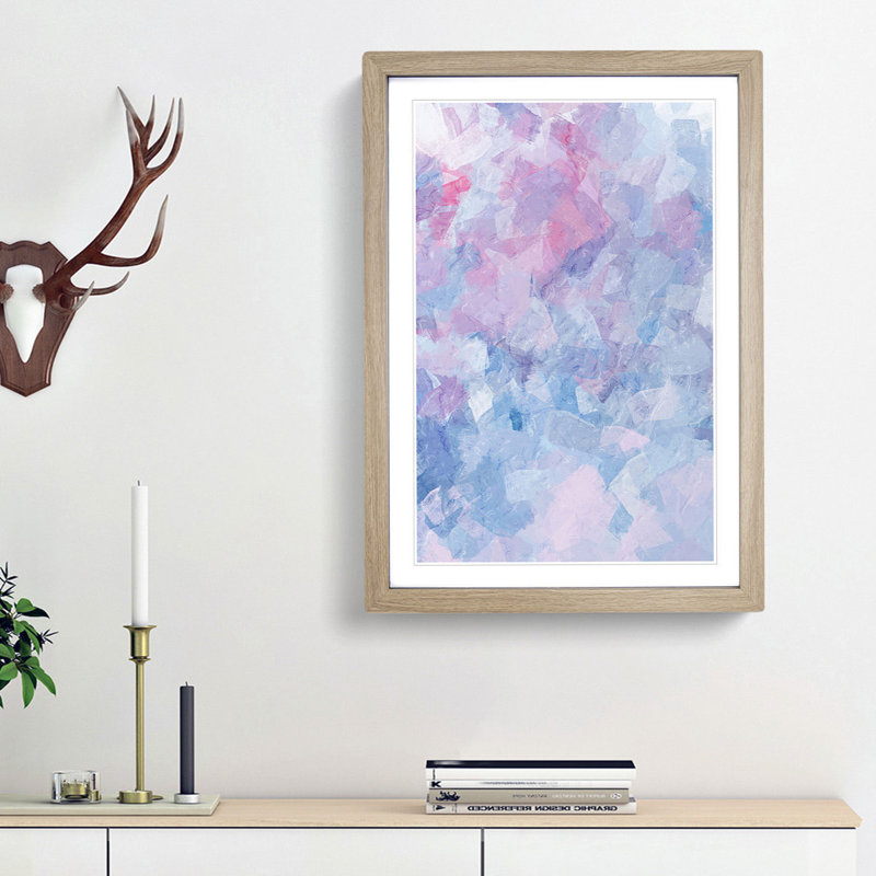 Eclipse of the Light - Picture Frame Graphic Art Print, 65cm H x 48cm W x 2cm D, Oak Framed