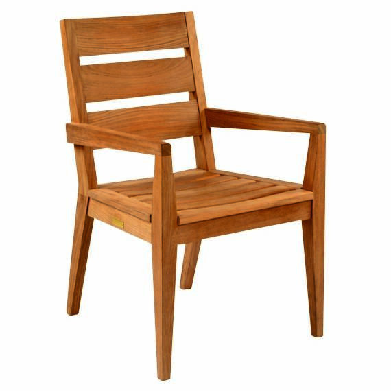 Algarve Outdoor Dining Chair, Ash
