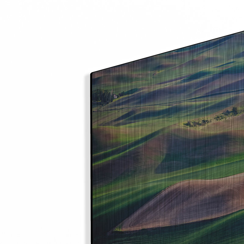Mur de métal «Undulation» par Rick Berk, H 12 po x l 16 po