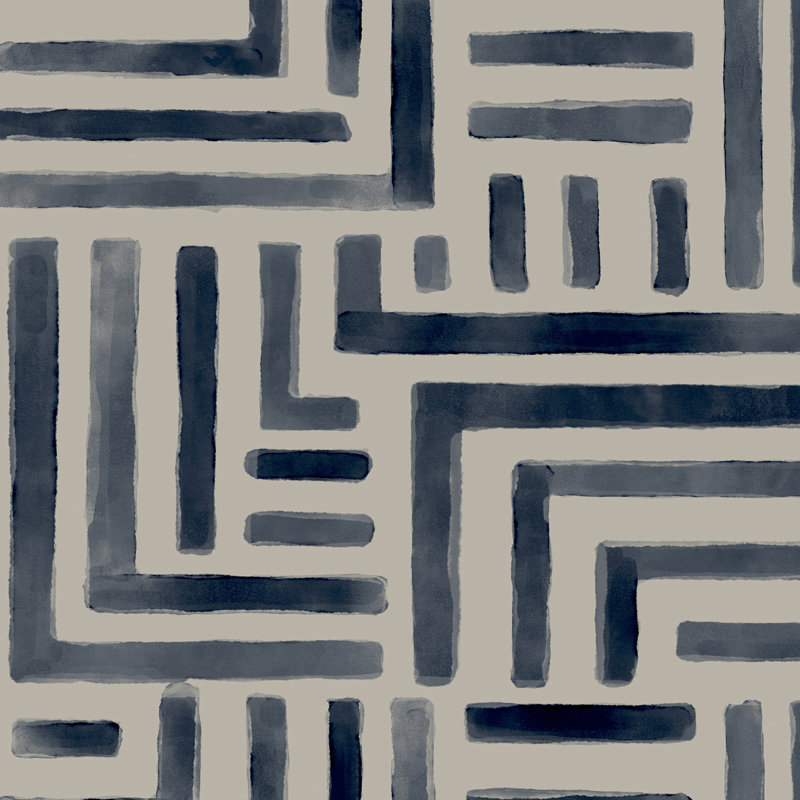 Abstract Wallpaper Roll, Blue