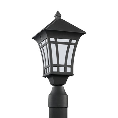 Lampadaire d'extérieur à une lumière Herrington de Génération Éclairage 