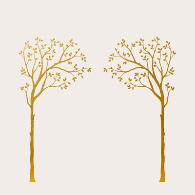 Décalcomanie murale arbre pour auvent de lit