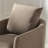 32.3" W Down Fill Slipcovered Swivel Barrel Chair with Toss Pillows-761756465