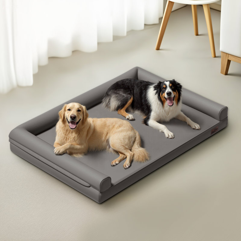 Pet Bed Bolster, 18cm H x 130cm W x 98cm D