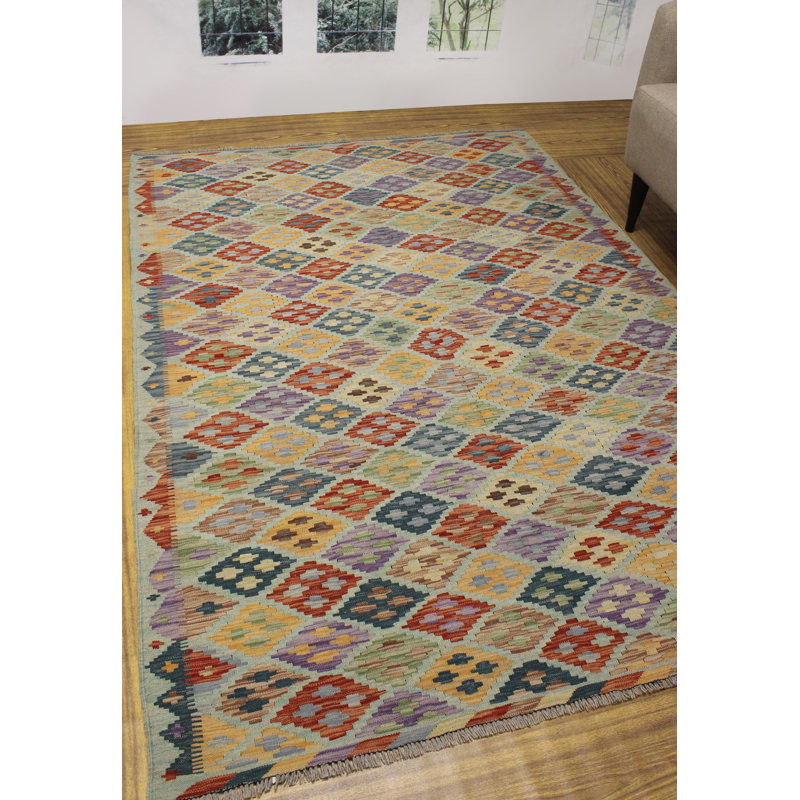 Hults Wool Geometric Indoor Rug