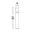 Black Integrated LED Metal Bollard Light