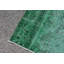 Tapis turcs, tapis orientaux, tapis rétro, tapis 5,1 x 6,5 pi, tapis vert neutre