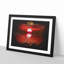 Red And Orange Sunset Above The Sea - Single Picture Frame Print on MDF-56866144-56866146