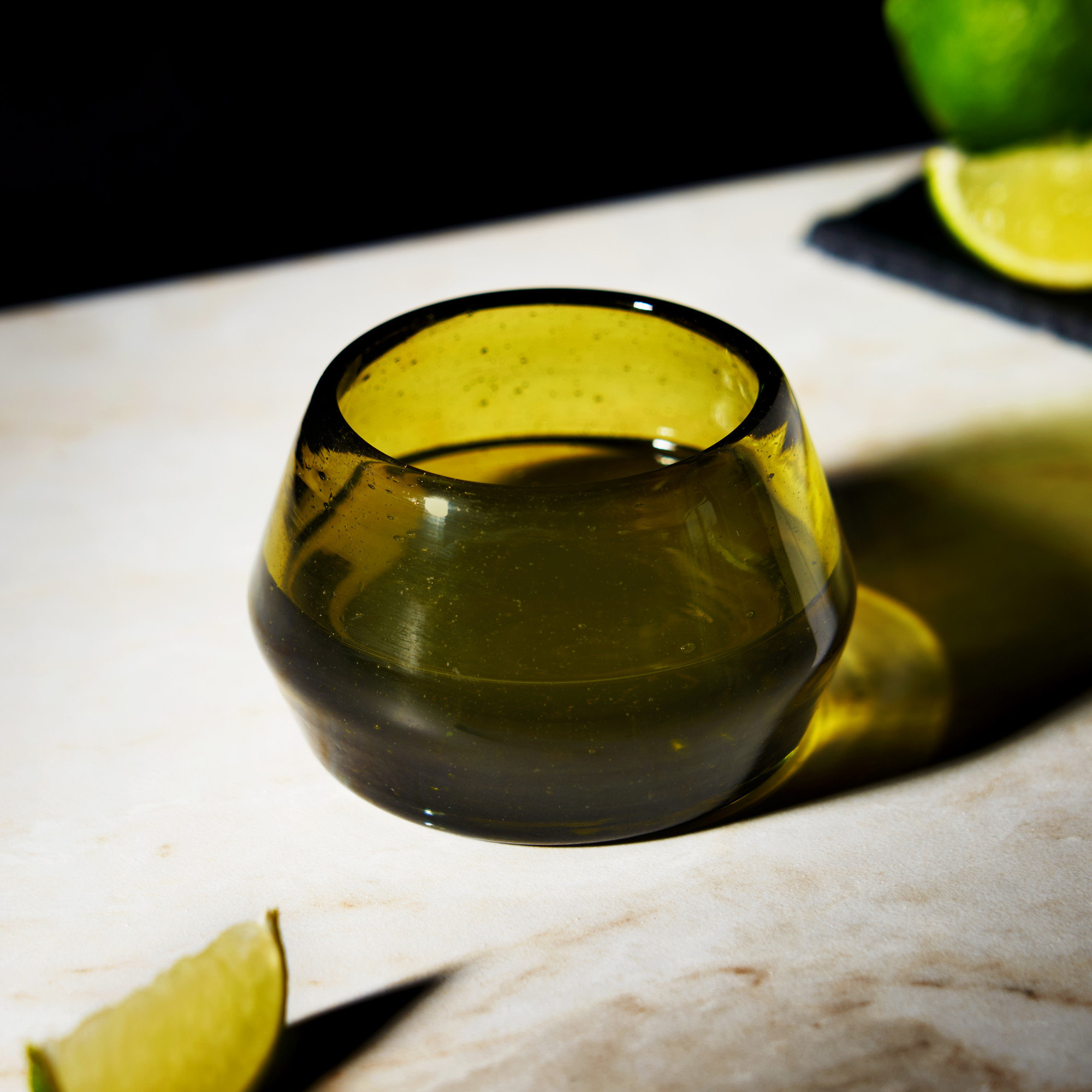 Tequila Copita Glass, Green