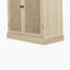 Armoire à 4 portes avec 1 tiroir et 4 tablettes intérieures réglables, idéale pour un rangement polyvalent et une organisation facile dans n'importe quel espace.