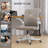 Hyers Home Ergonomic Office Chair With Lumbar Support, Swivel High Back Computer Chair, Breathable Mesh Desk Chair, PU Silent Wheels, Flip-Up Arms-870086640-870086606