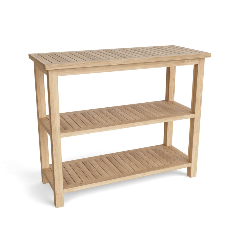Rectangular Teak Outdoor Buffet & Console Table