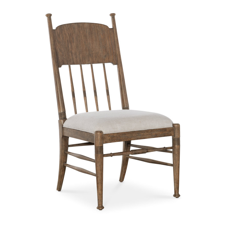 Americana Upholstered Side Chair, Honey