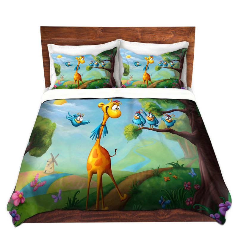  Tooshtoosh Giraffraf Microfiber Duvet Covers, King