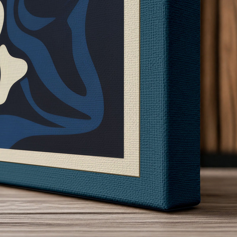 Print, 24x16 - 61.0 x 40.6 cm, Teal Border