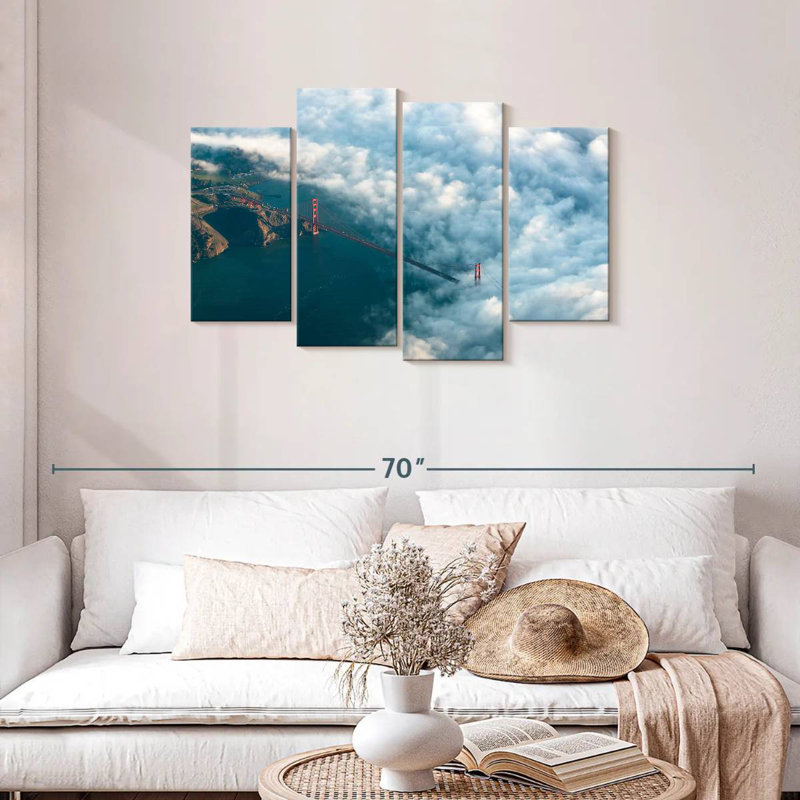 Lilie Golden Gate Bridge Cloudscape, 27'' H x 43'' W