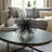 Iron Metal Orb with Abstract Chain-Link Burst Design Modern Decorative Sculptural Accent Contemporary Art Object-259226452-259226455