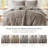 2 PCS  Solid Faux Fur Comforter Mini Set Gray-126579665