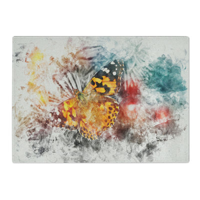 Butterfly Vol.3 Watercolour Chopping Board