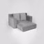 Canapé-lit, canapé-lit confortable à assise profonde, petit canapé en velours côtelé moderne pour la chambre à coucher du salon, coussin réversible avec coussins-2034647035