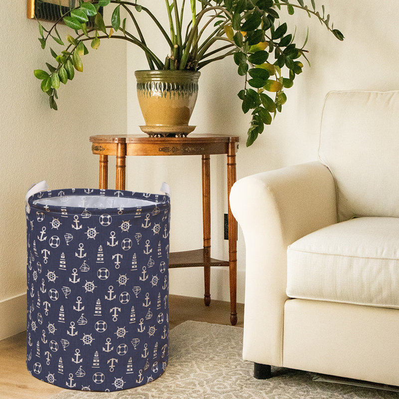 Longshore Tides Fabric Decorative Bin