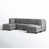 Polyester gris foncé