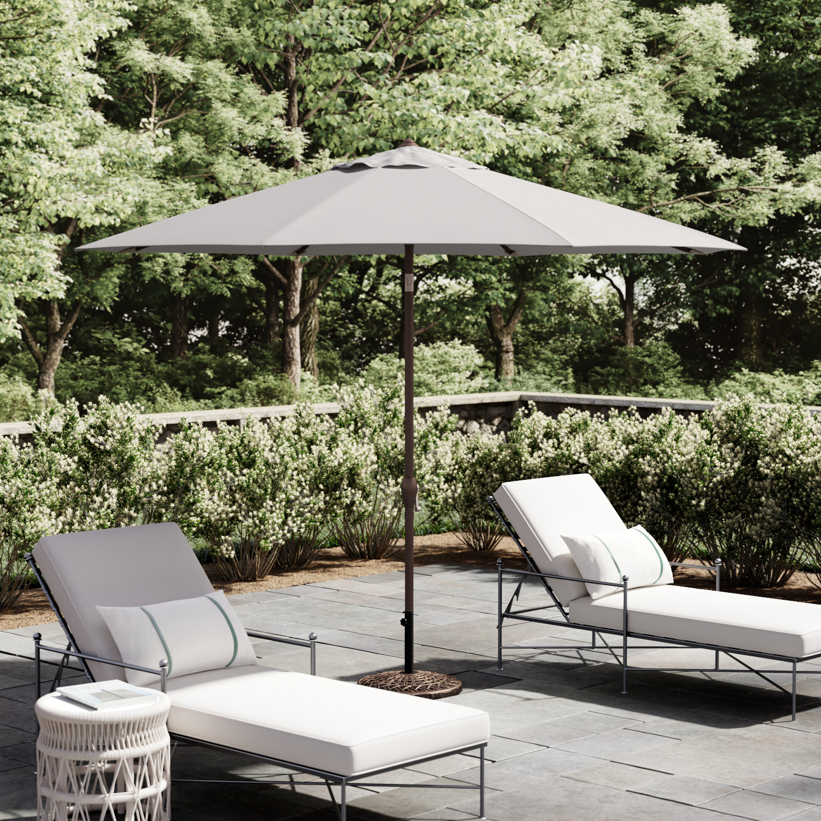 Colete 9' Market Sunbrella® Umbrella, Spa, Bronze