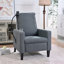 Fauteuils inclinables de base inclinables pour adultes, canapé inclinable réglable avec support pour téléphone portable et porte-gobelet, fauteuils inclinables modernes de base inclinables en tissu